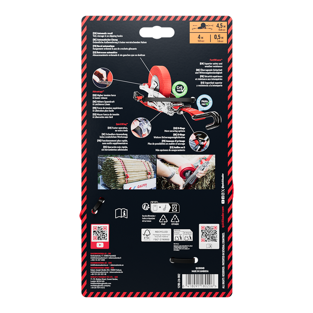 RETRACTABLE 1200KG 4,5M