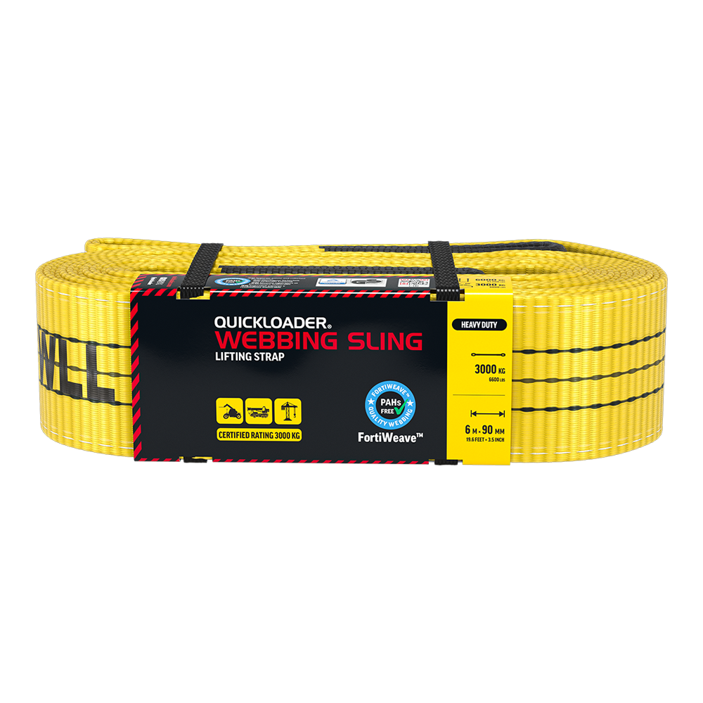 QUICKLOADER Webbing Sling Lifting Strap QLWS3000HD 6m